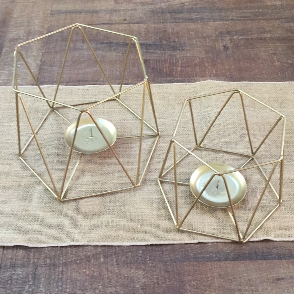 Geometric Candle Holders